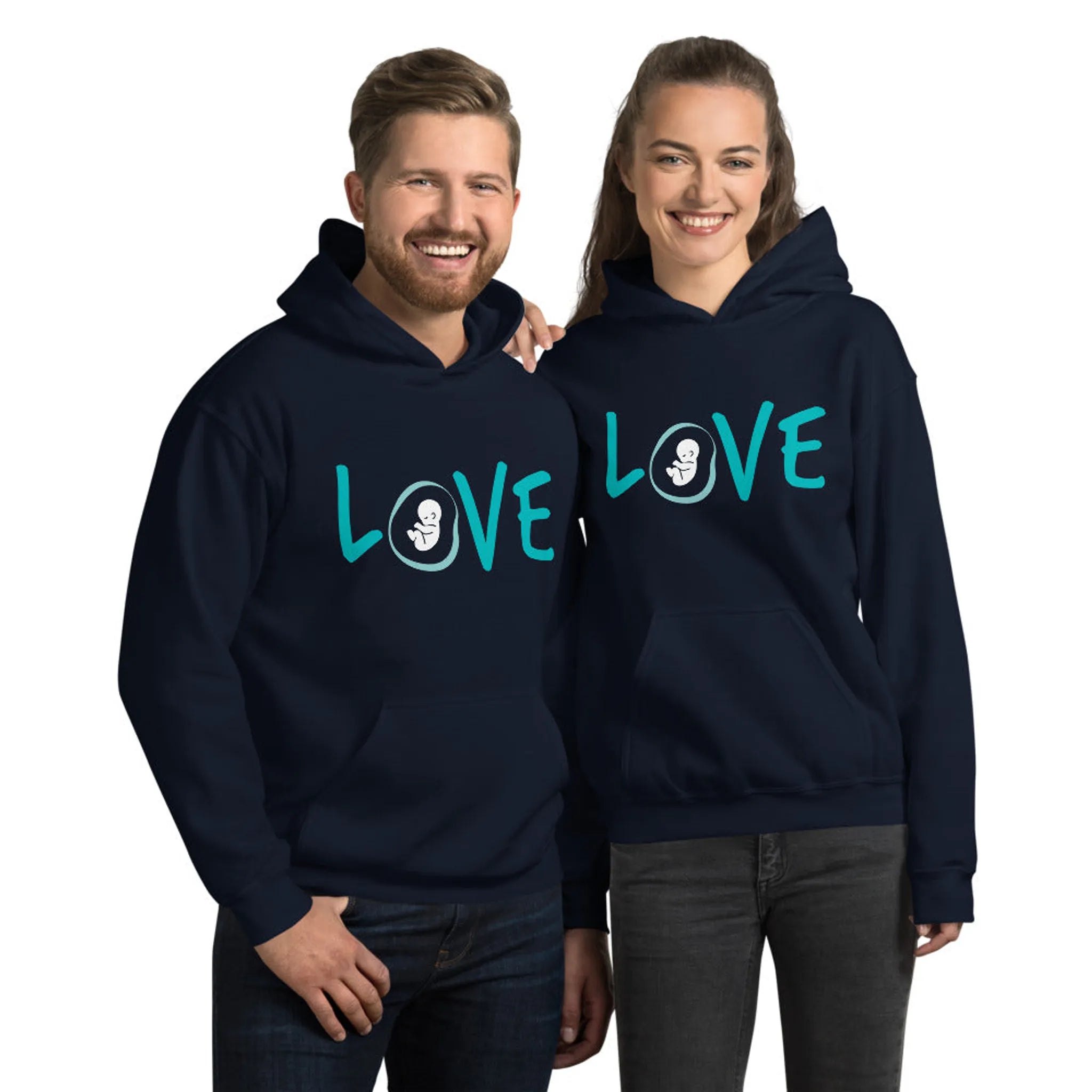 "Love" / Pro-Life Hoodie