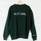 "Ora et Labora" / Sudadera de cuello redondo de San Benito