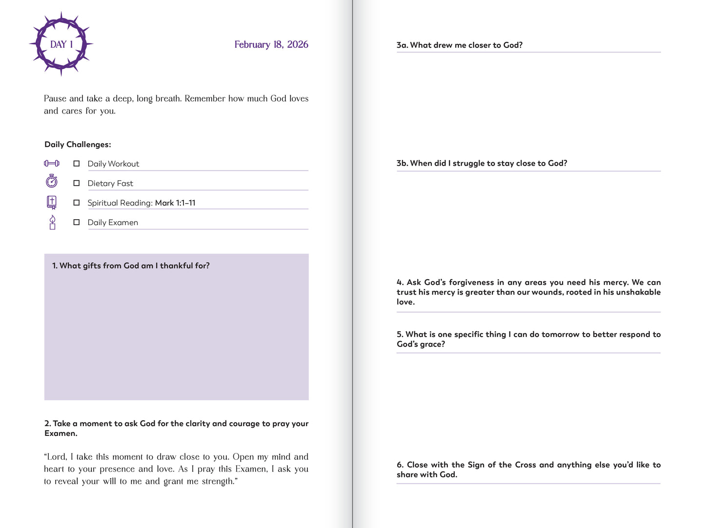 Crux: A Lenten Journey of Surrender Journal