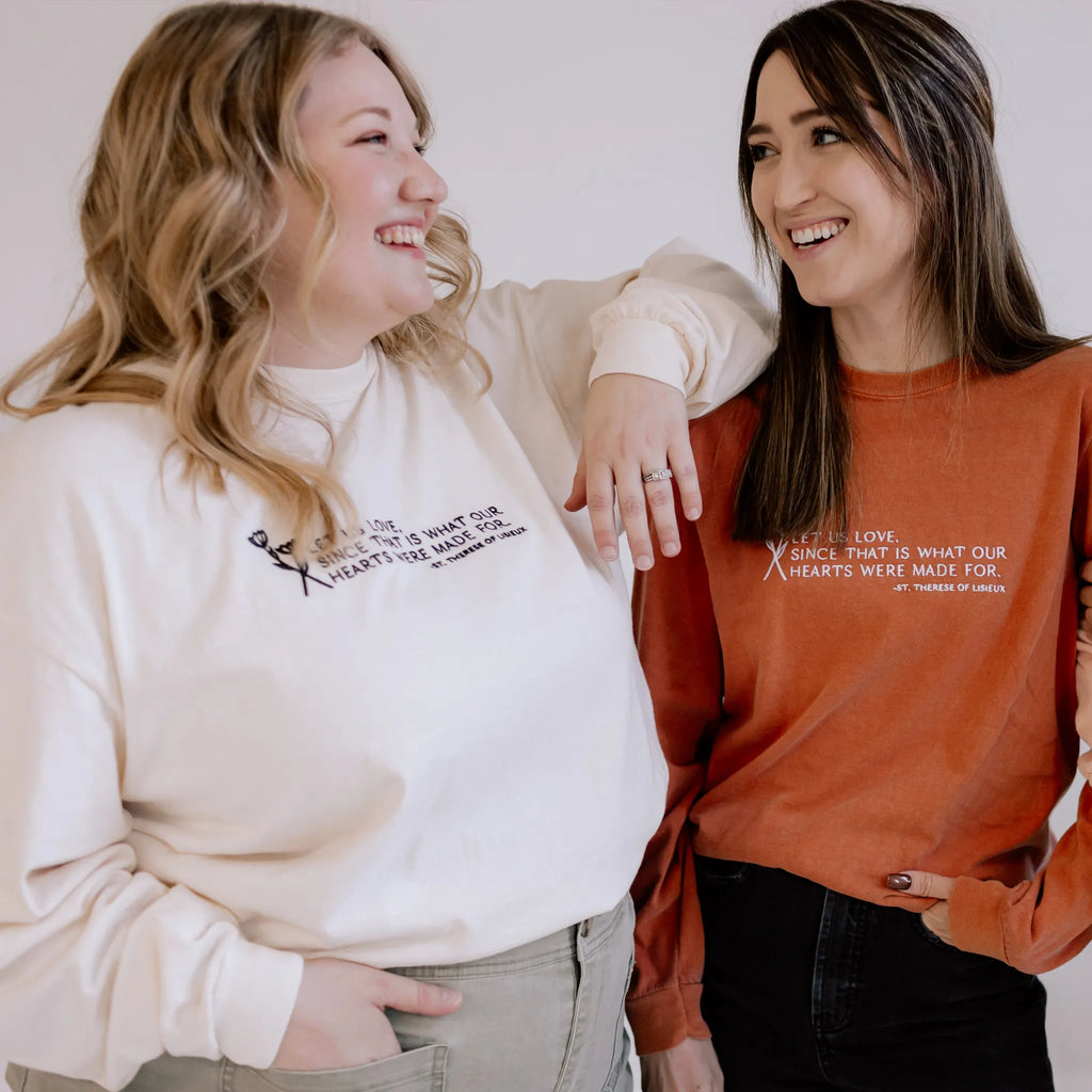 Camiseta "Amemos" / Santa Teresa de Lisieux