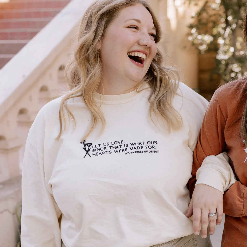 Camiseta "Amemos" / Santa Teresa de Lisieux