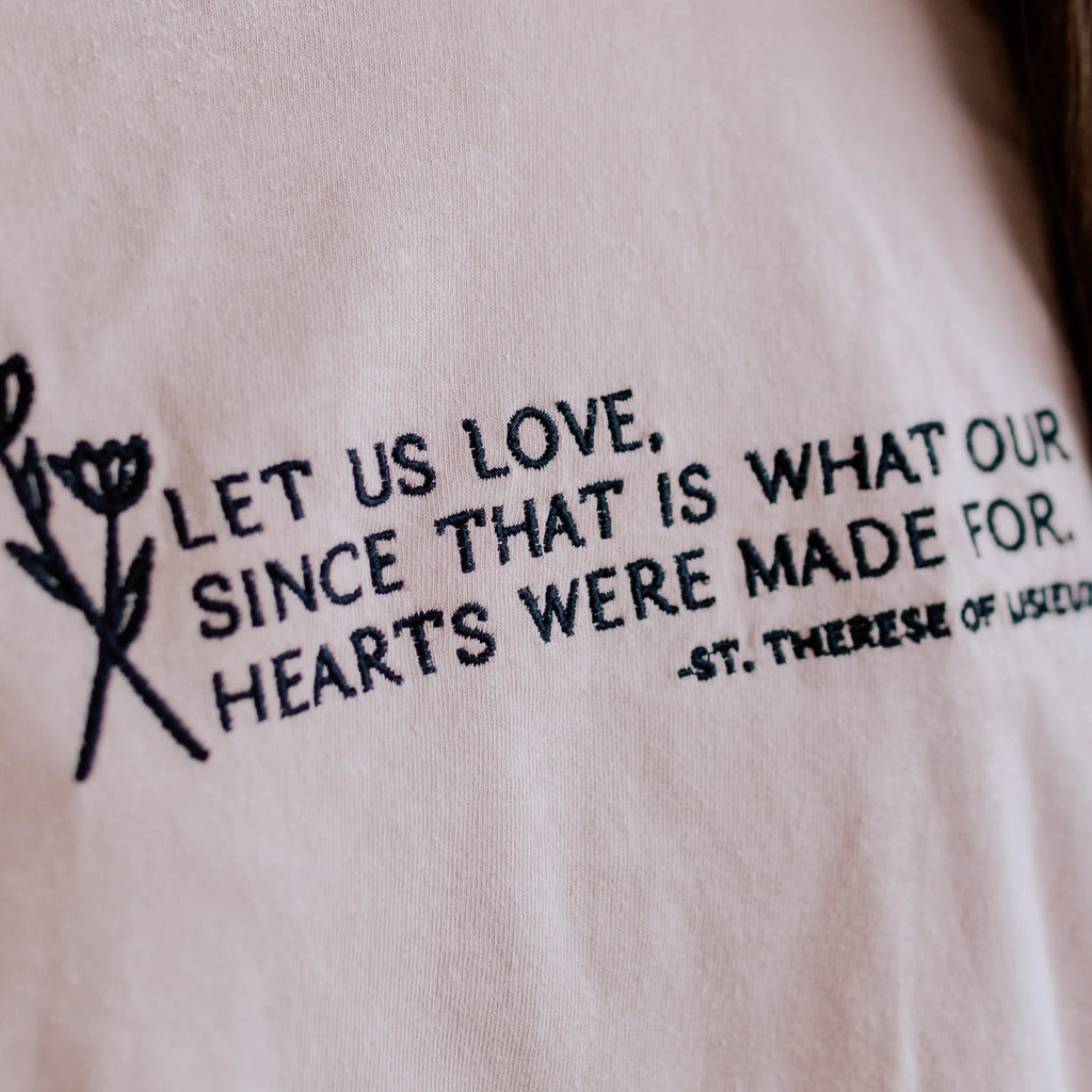 Camiseta "Amemos" / Santa Teresa de Lisieux