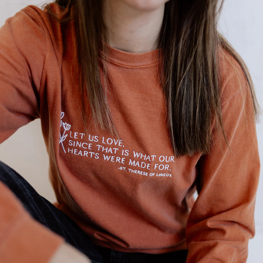 Camiseta "Amemos" / Santa Teresa de Lisieux