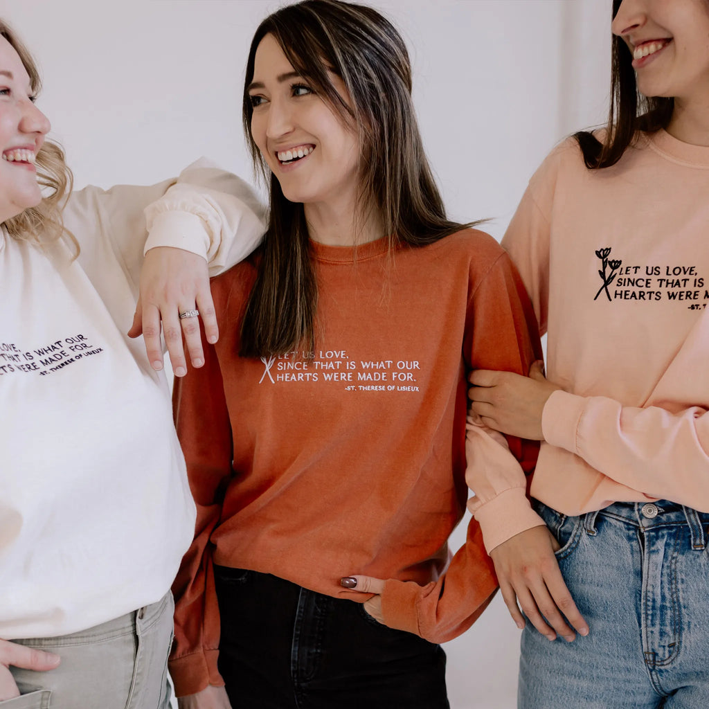 Camiseta "Amemos" / Santa Teresa de Lisieux