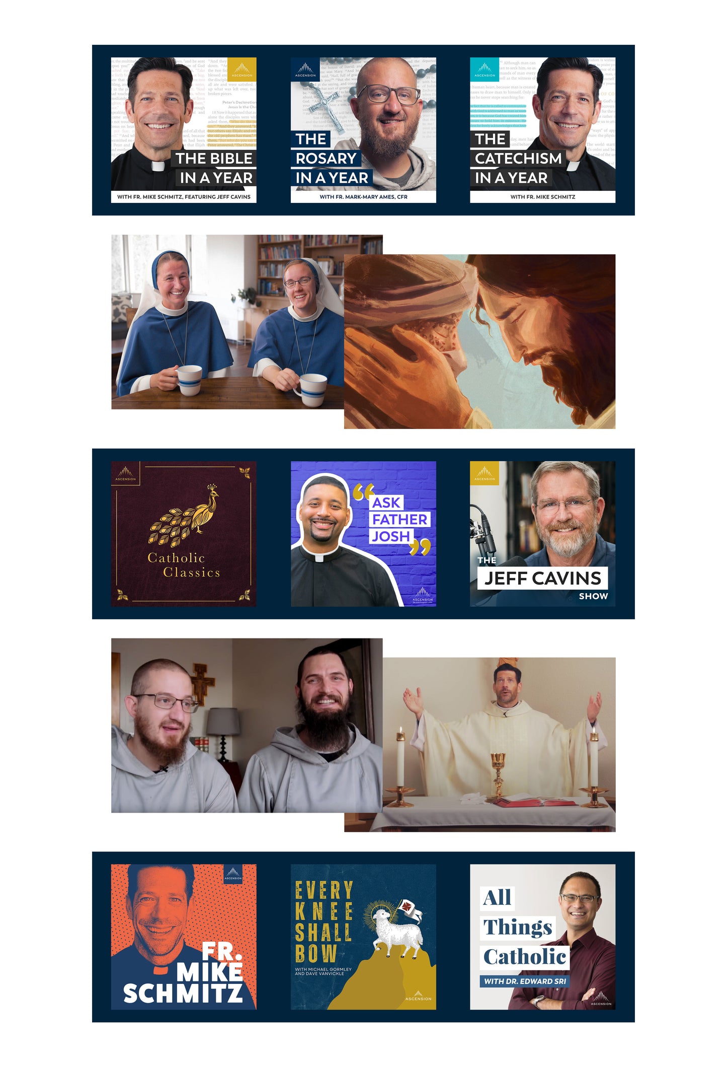 Support Ascension Free Media including The Bible in a Year and Catechism in a Year Podcasts