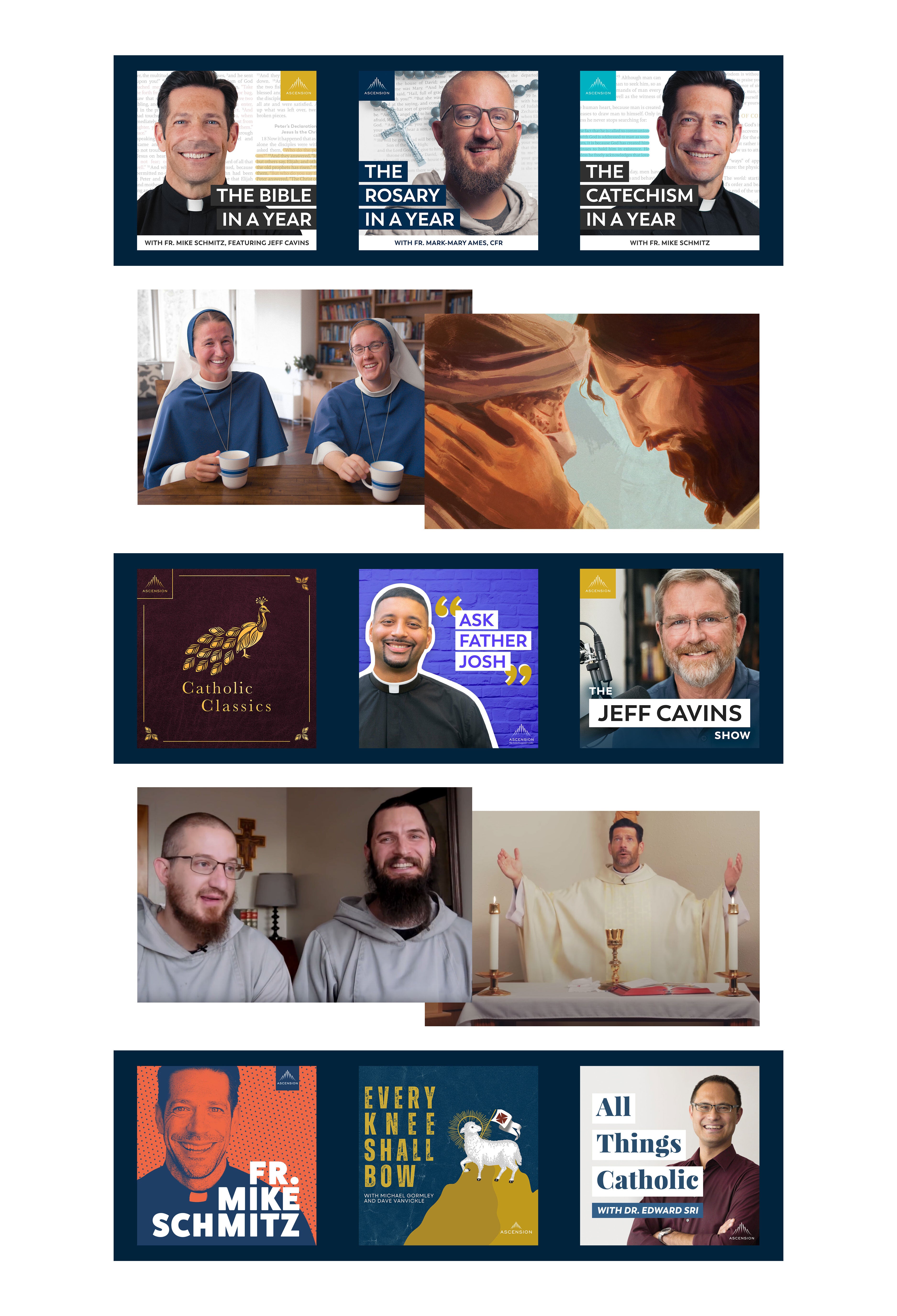 Apoya a Ascension Free Media, incluidos los podcasts The Bible in a Year y Catechism in a Year