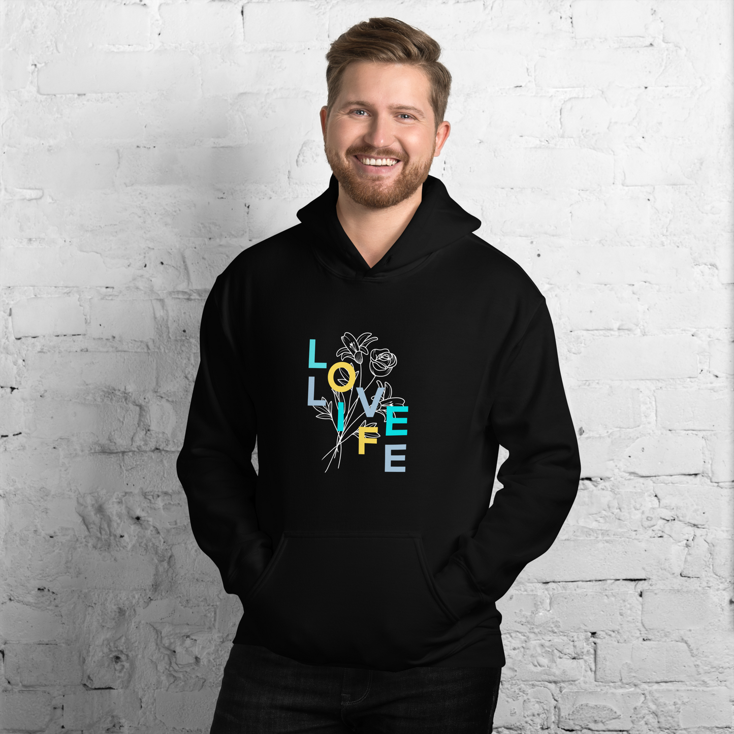 Love Life Unisex Hooded Sweatshirt