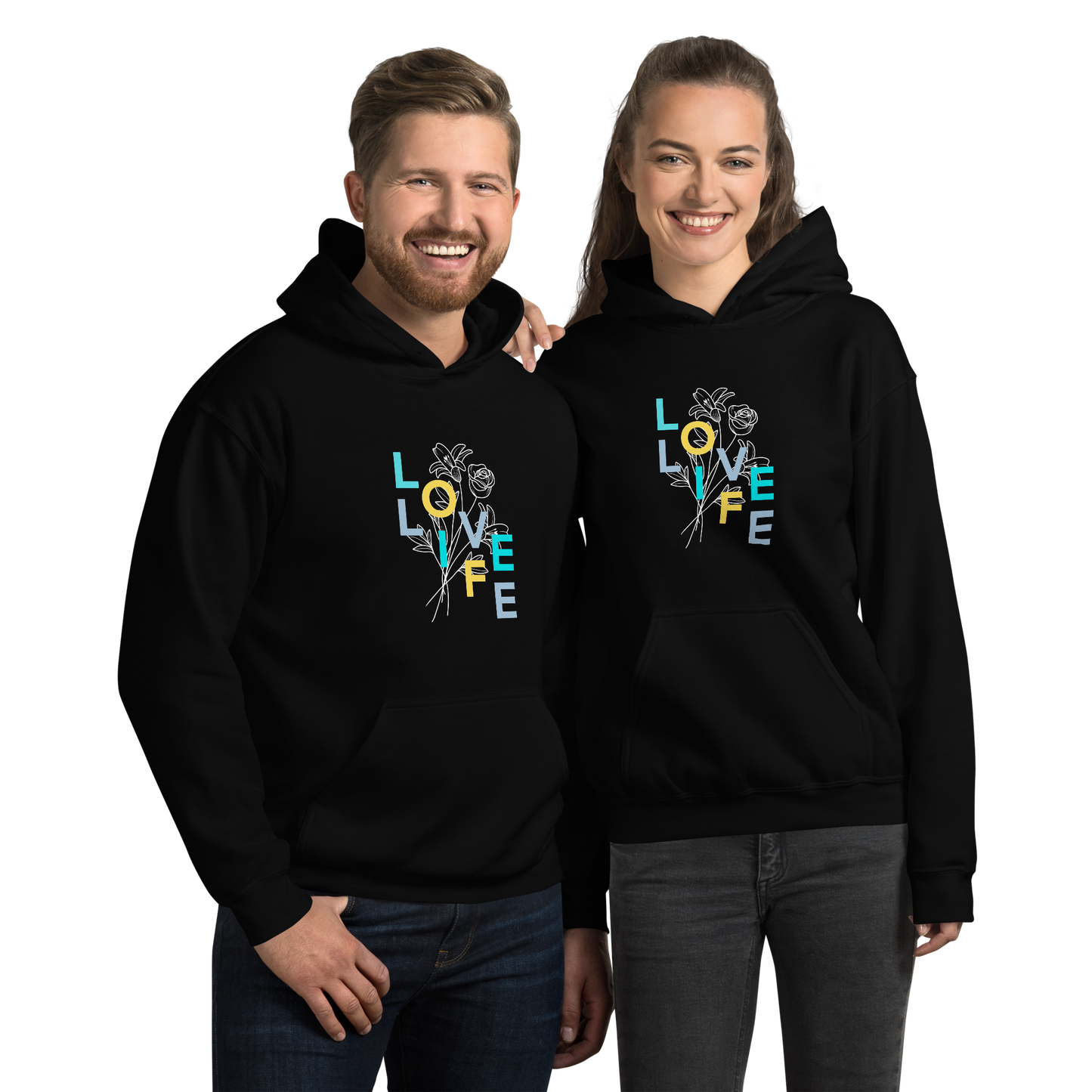 Love Life Unisex Hooded Sweatshirt