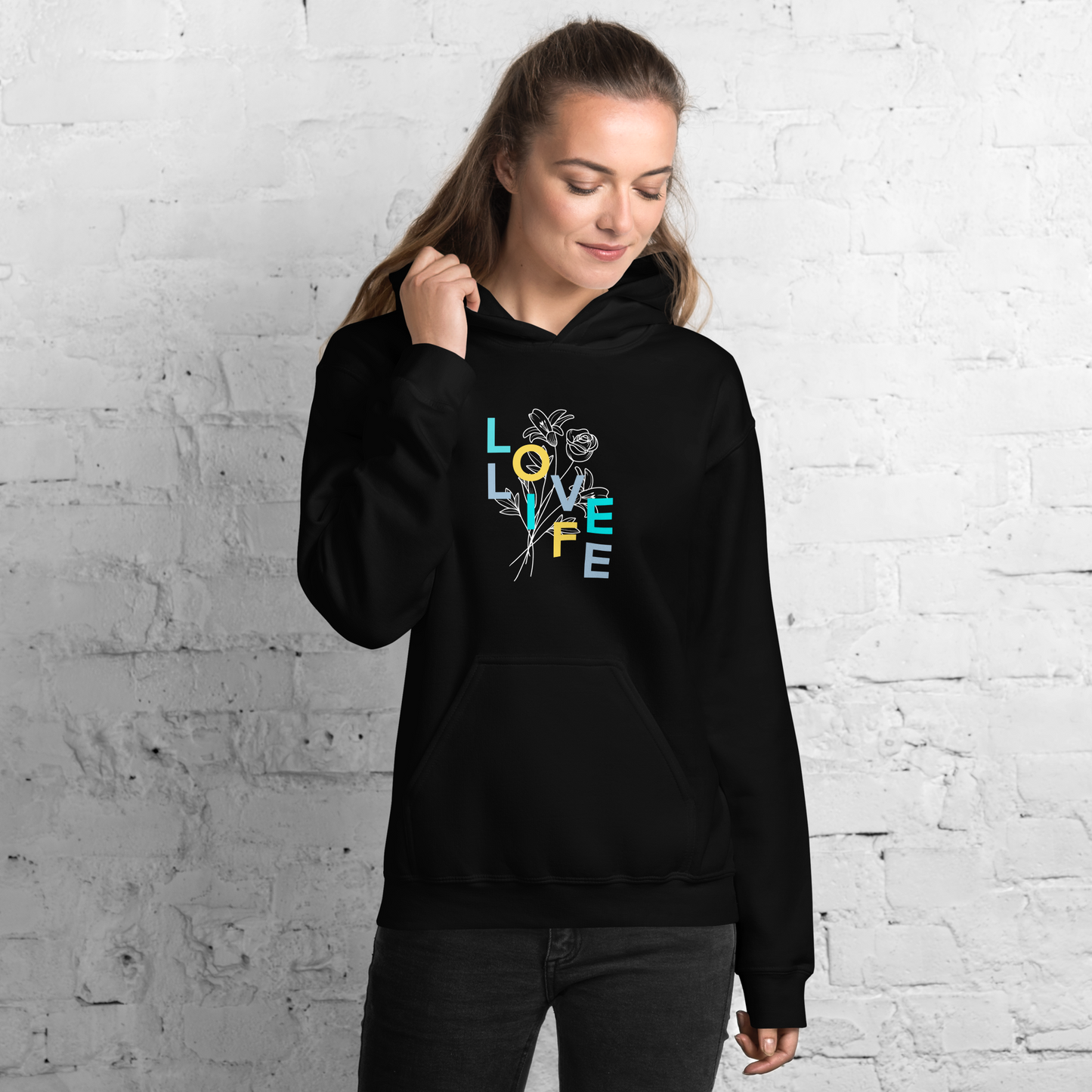 Love Life Unisex Hooded Sweatshirt