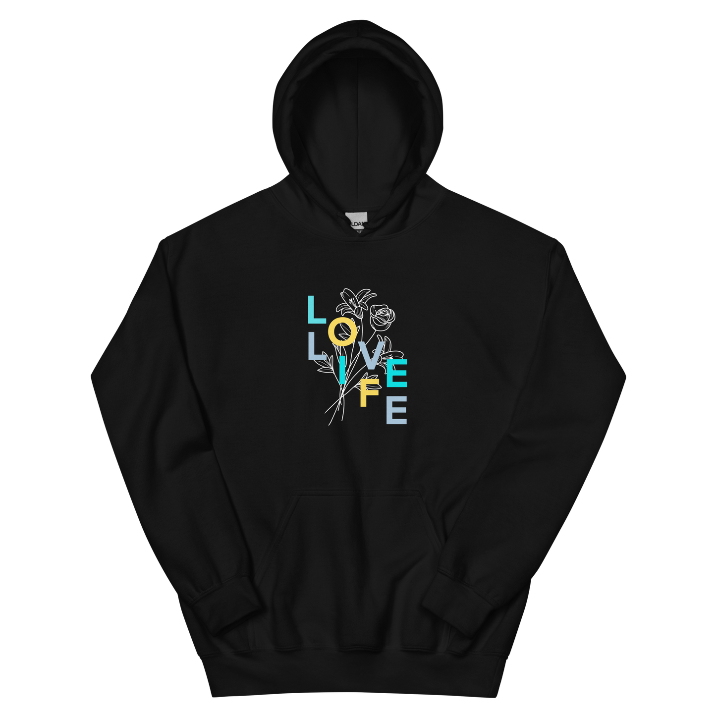 Love Life Unisex Hooded Sweatshirt