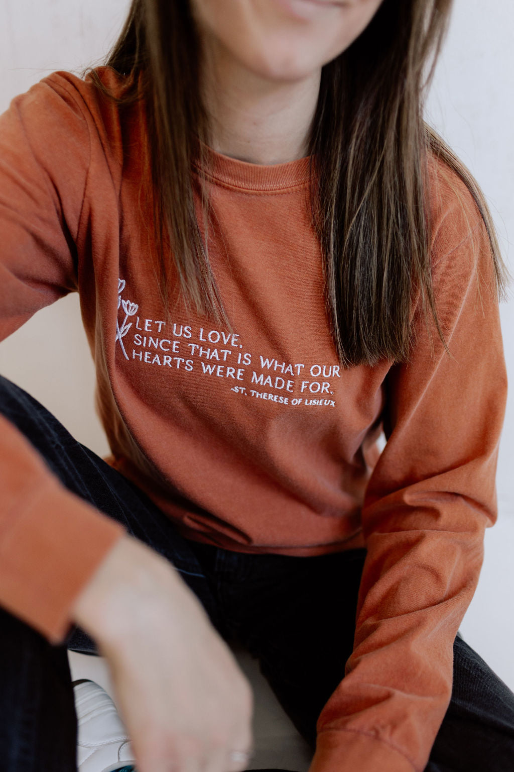 St. Thérèse of Lisieux Long Sleeve Tee