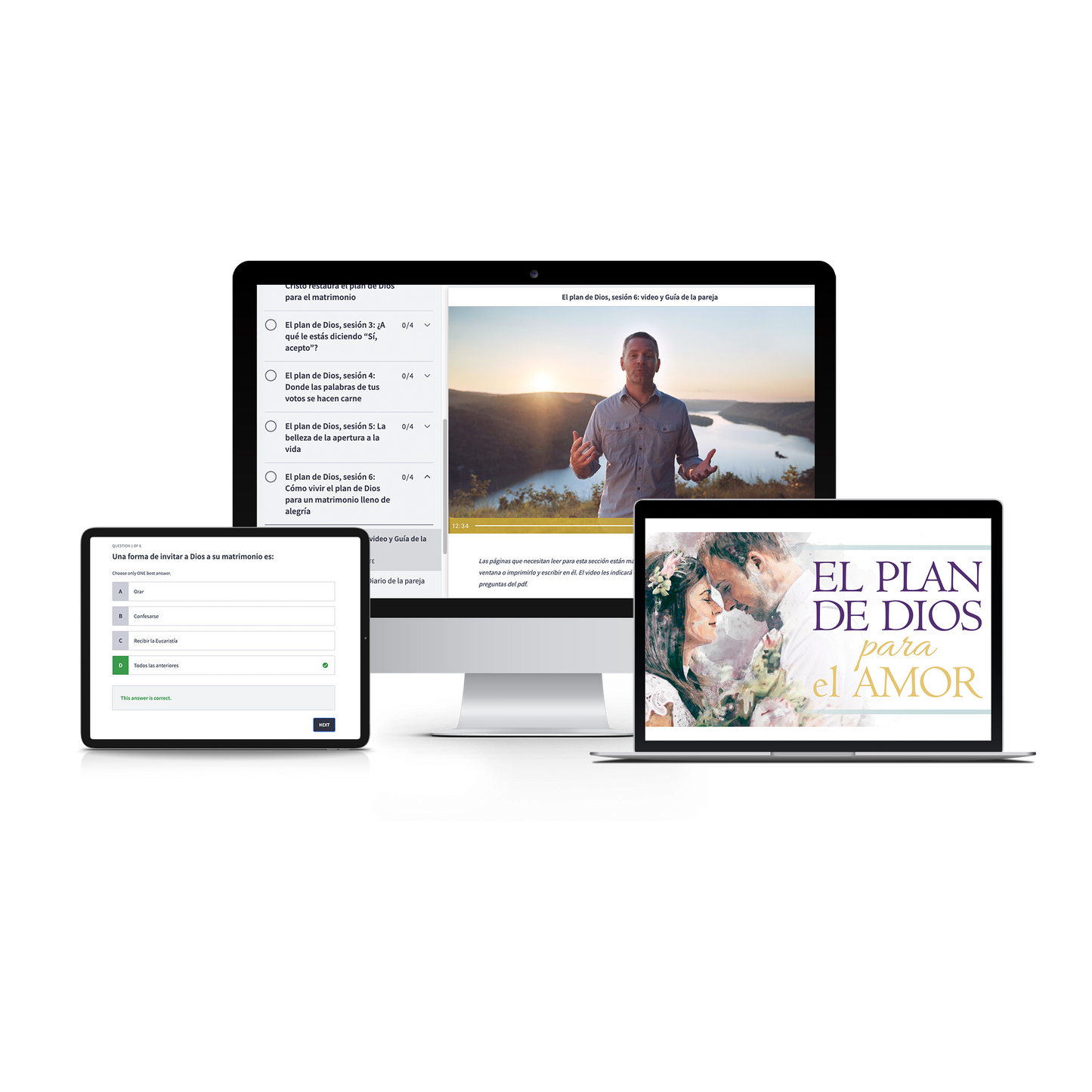 Curso de certificación  el plan de Dios para el amor