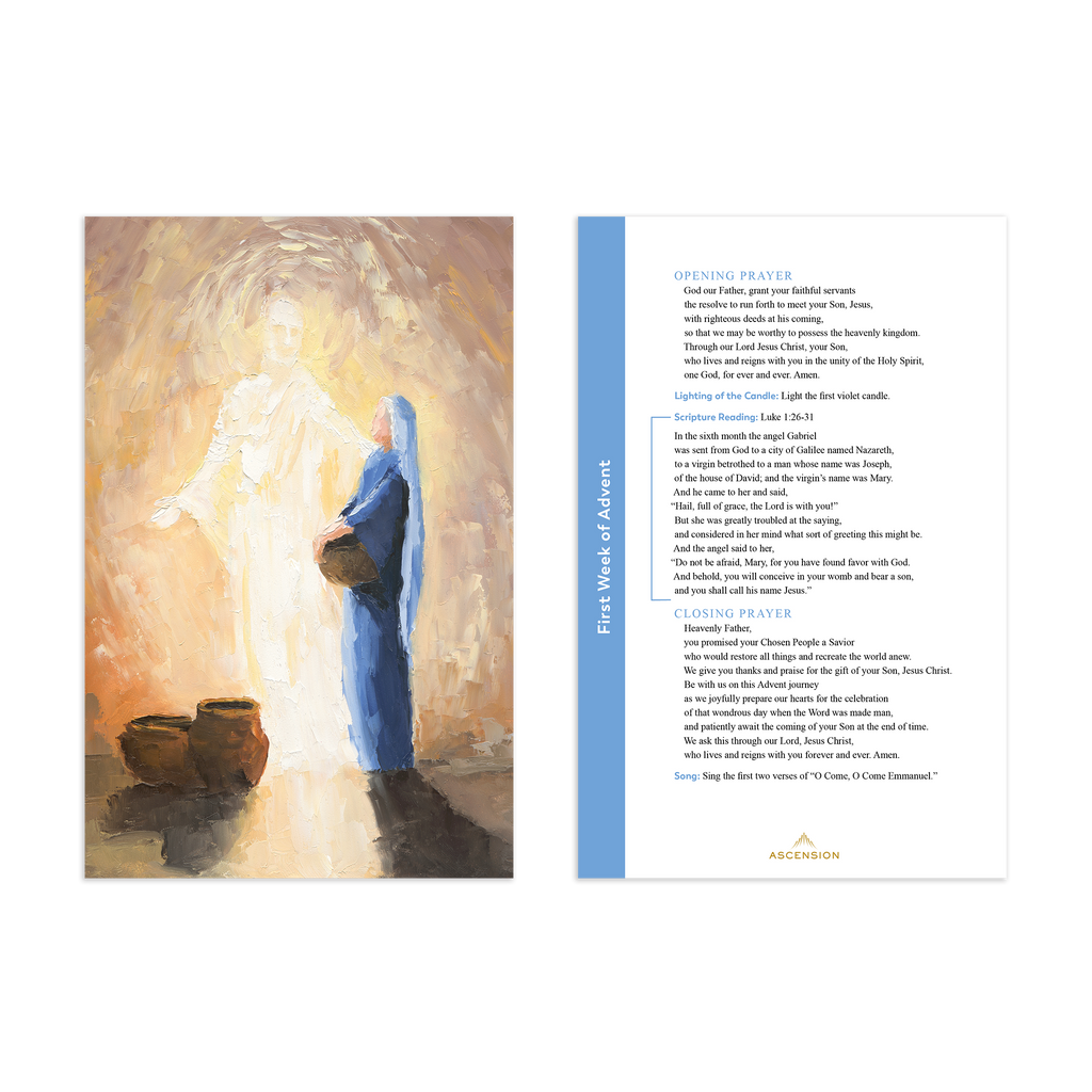 Rejoice! Advent Meditations with the Holy Family Journal and Advent Prayer Cards Bundle