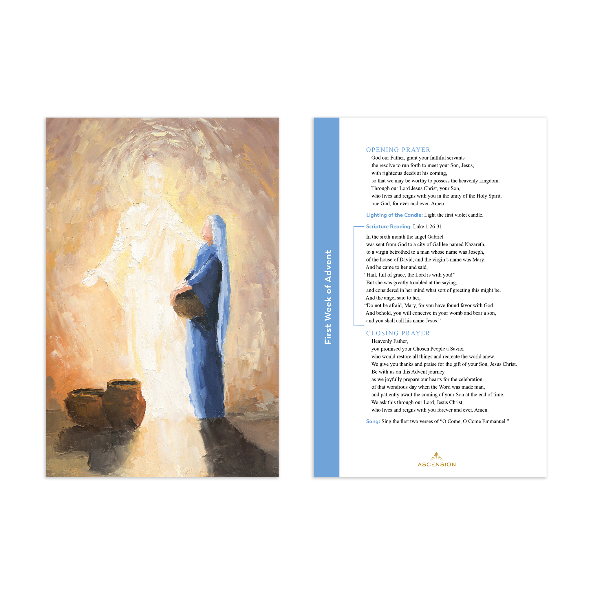 Rejoice! Advent Meditations with the Holy Family Journal and Advent Prayer Cards Bundle