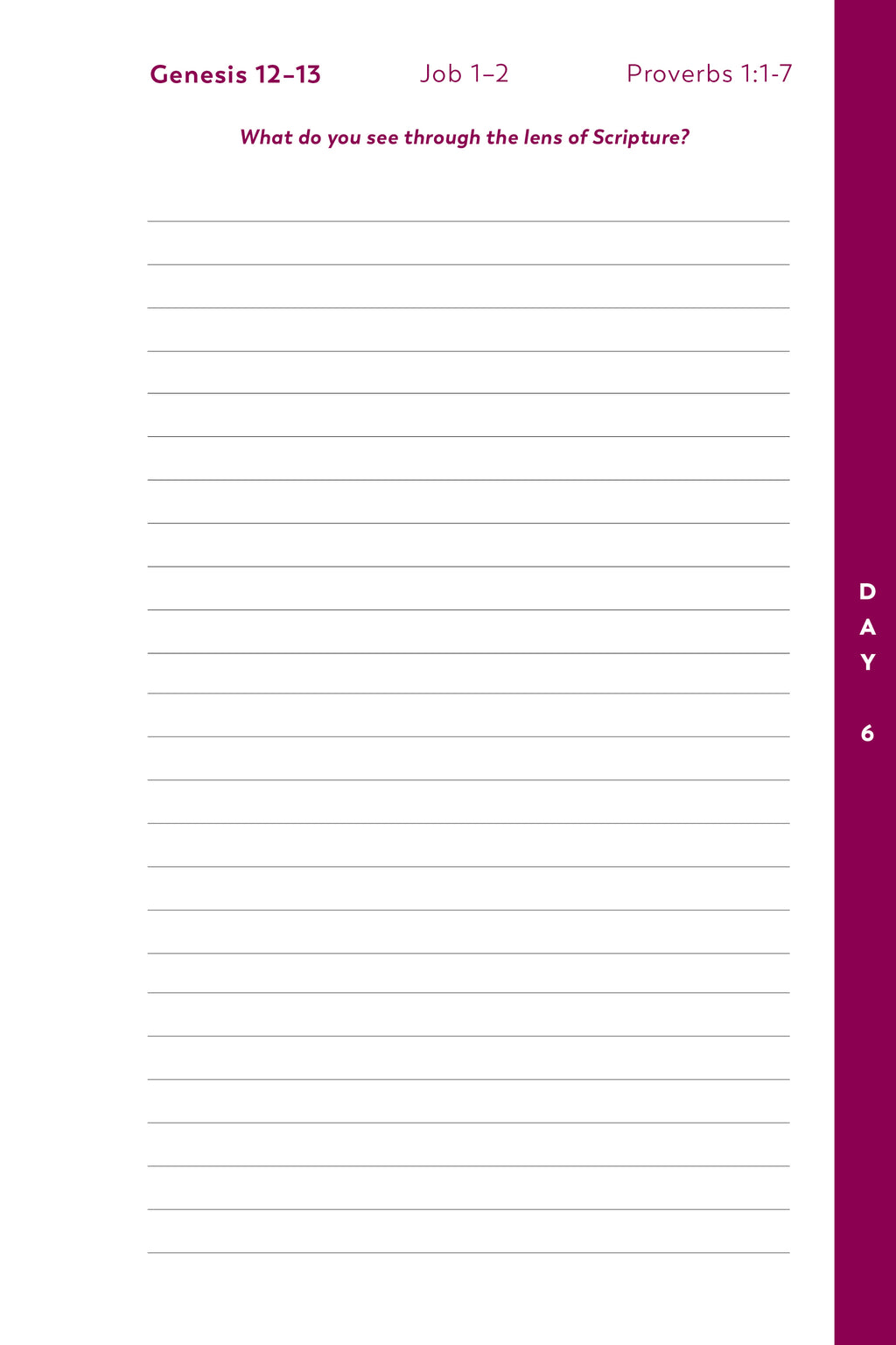 The Bible in a Year Notebook, 2nd Edition