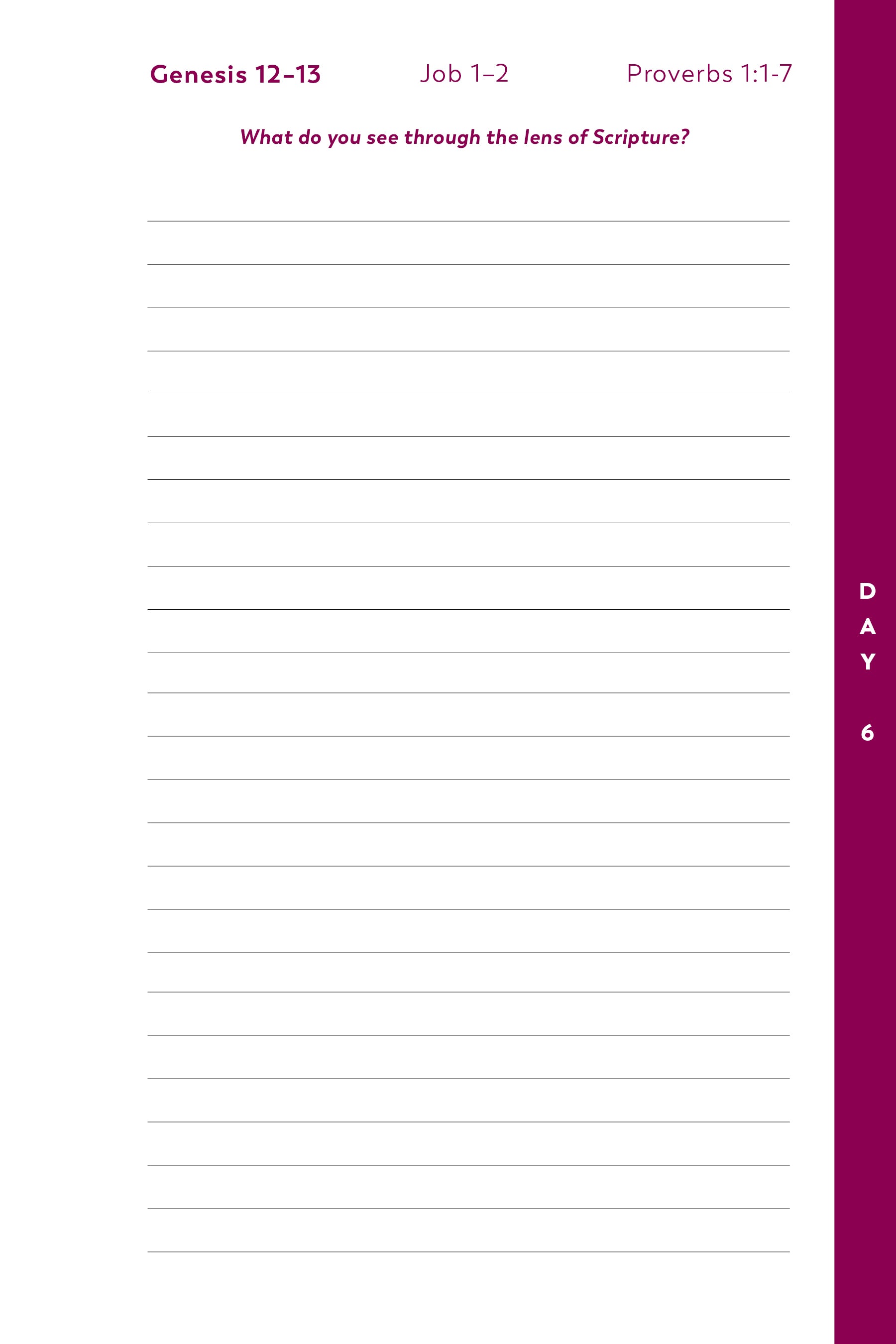 The Bible in a Year Notebook, 2nd Edition