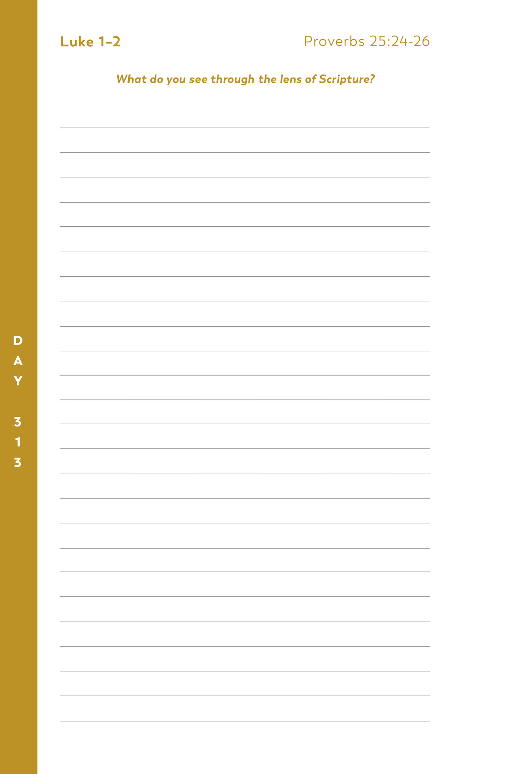 The Bible in a Year Notebook, 2nd Edition