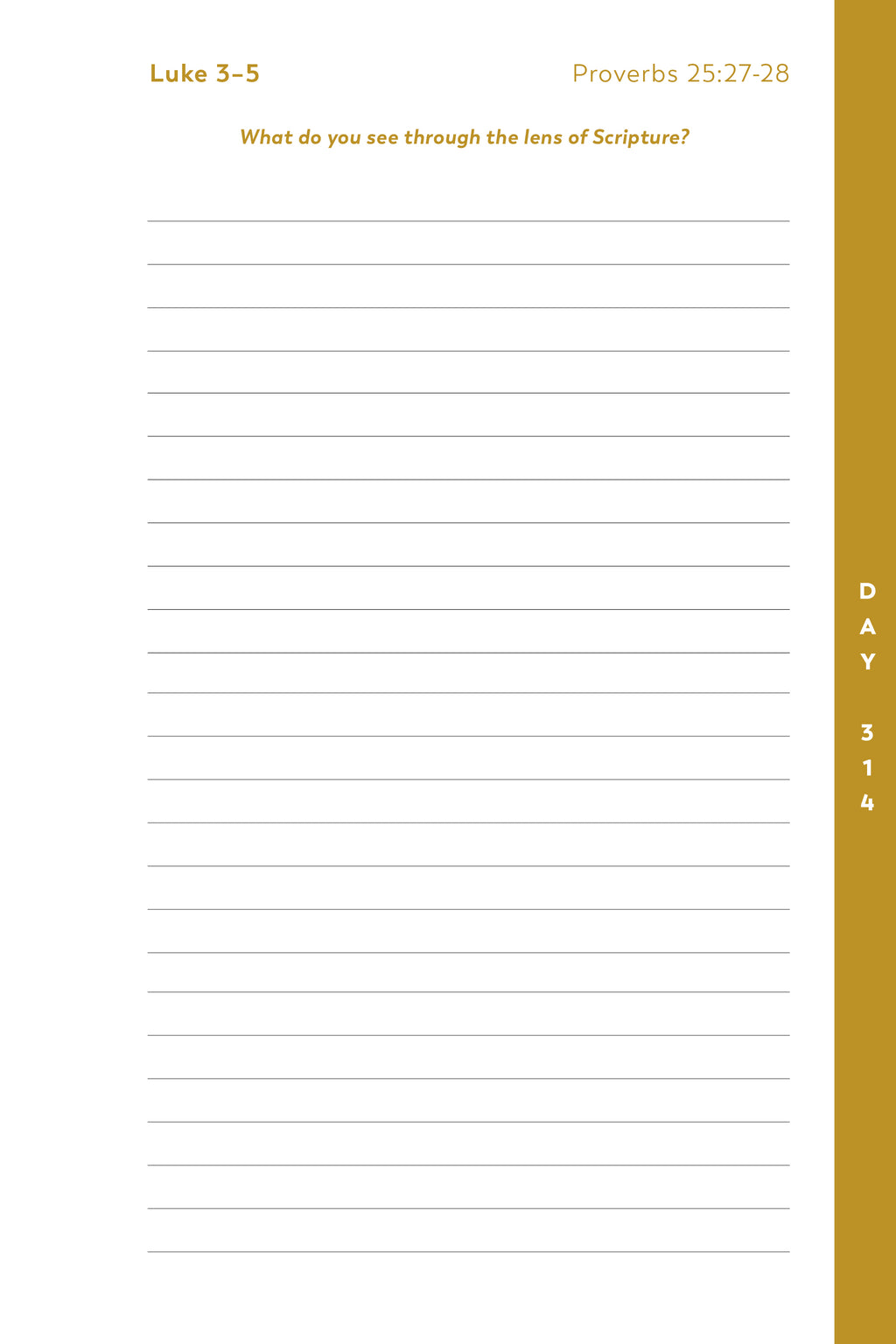 The Bible in a Year Notebook, 2nd Edition