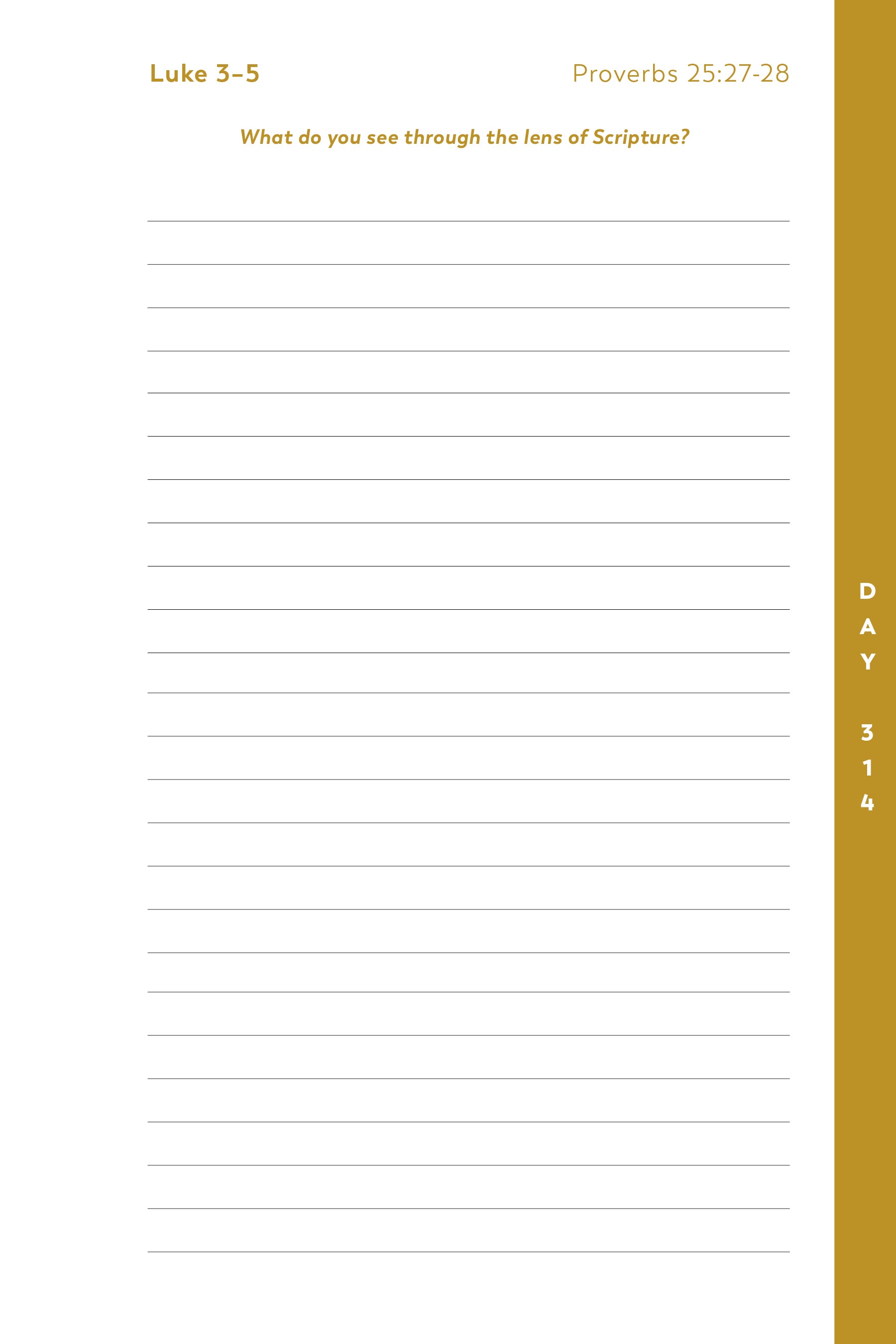 The Bible in a Year Notebook, 2nd Edition