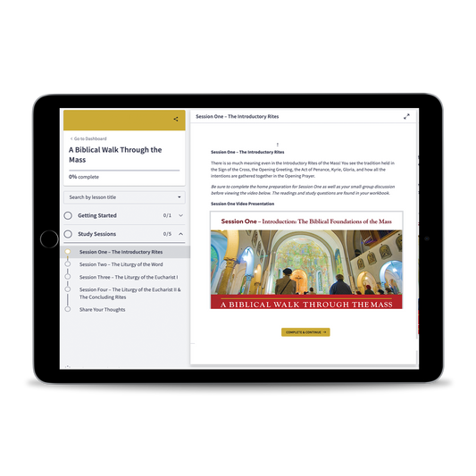 A Biblical Walk Through the Mass Online Access