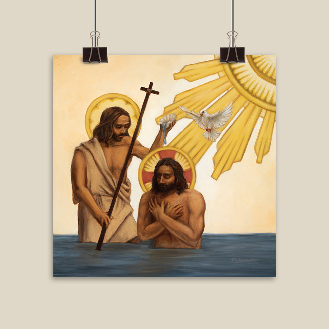 Fine Art Print - The Baptism of Christ (12x12)