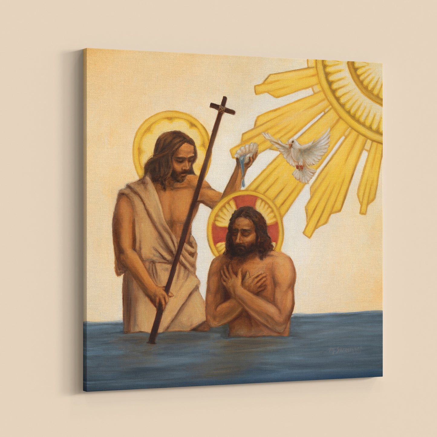 Canvas Print - The Baptism of Christ (12x12)