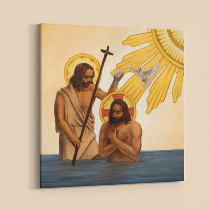 Canvas Print - The Baptism of Christ (12x12)