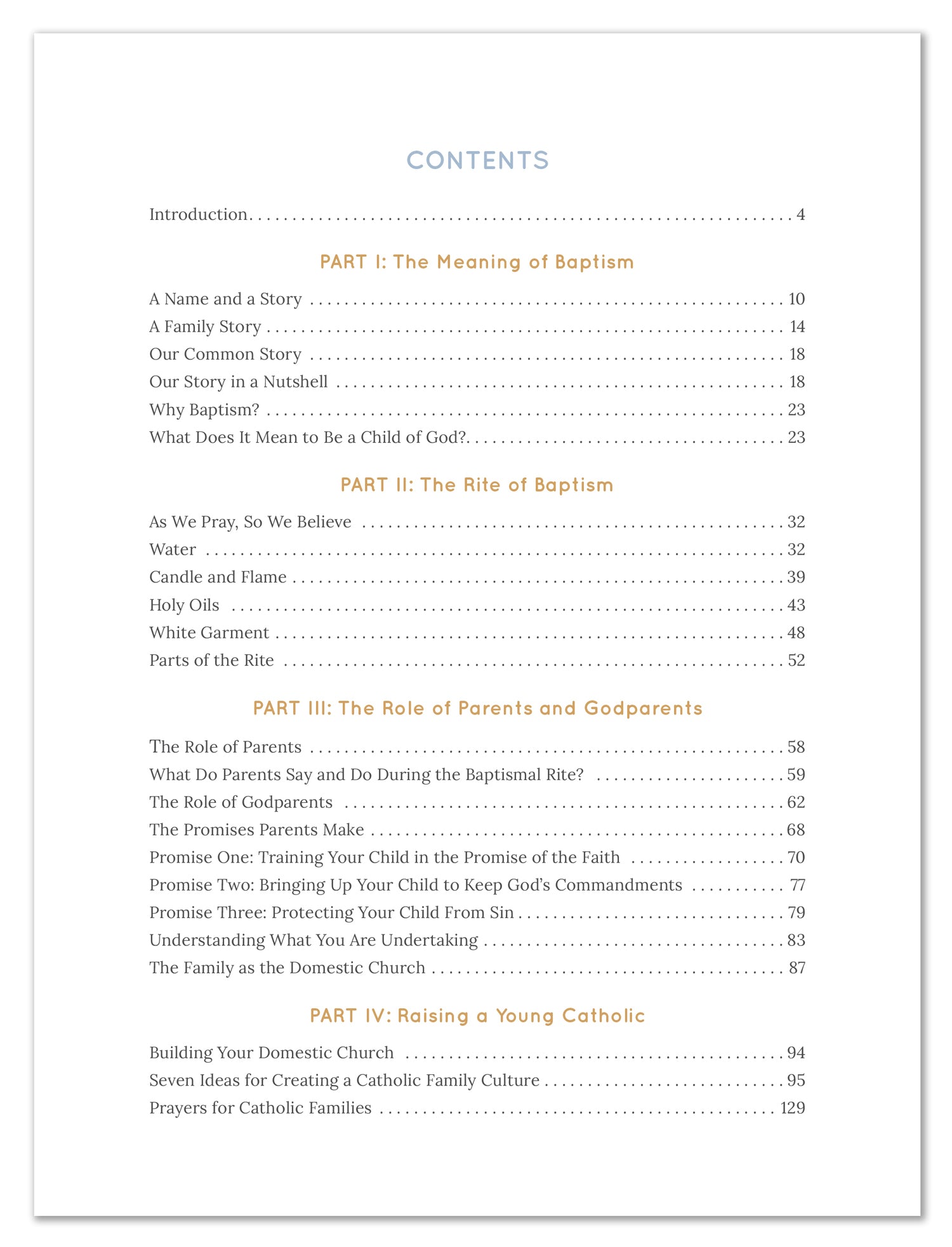 Belonging: Baptism in the Family of God, Parent's Set