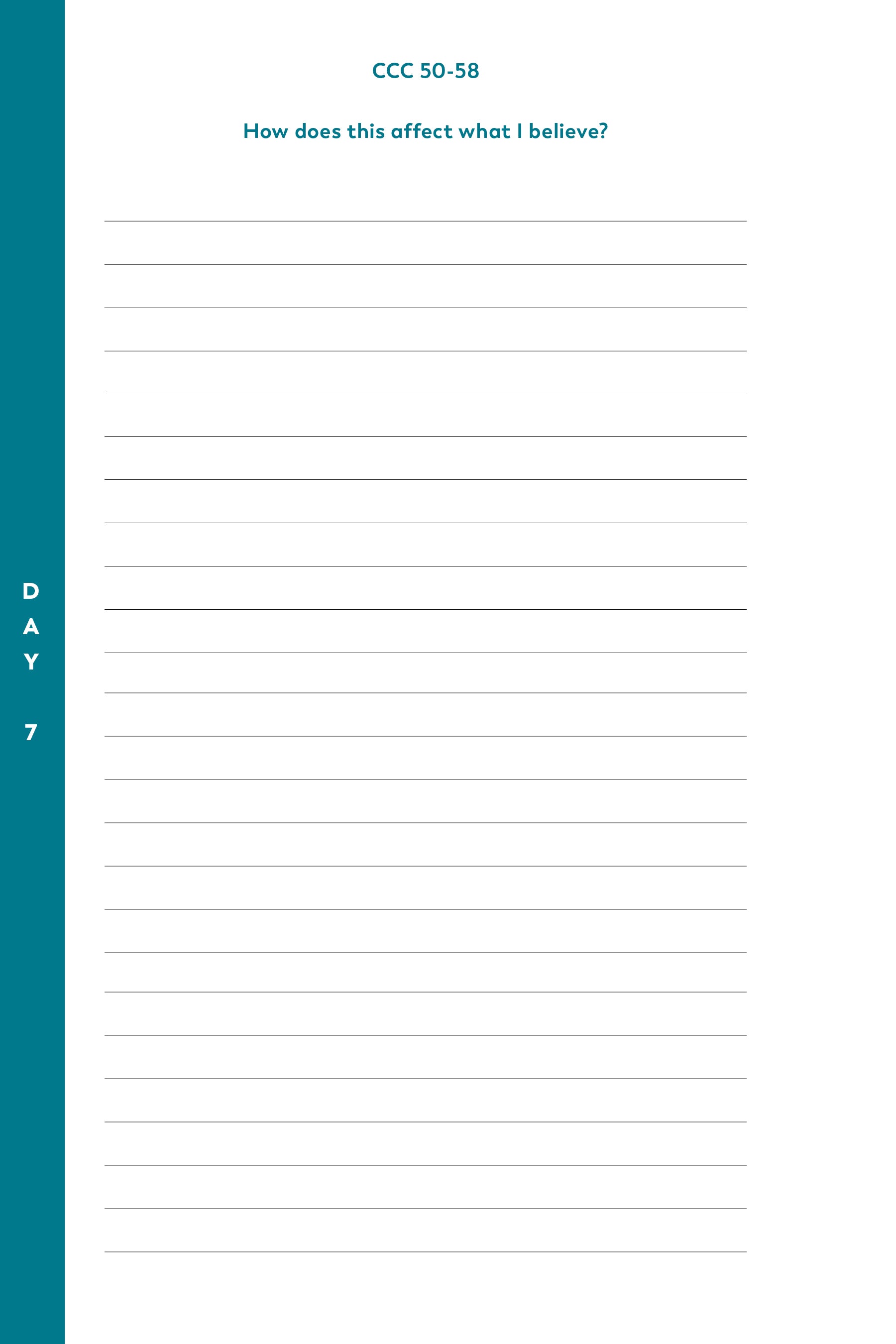 The Catechism in a Year Notebook