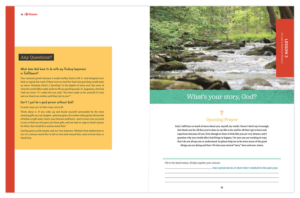 Chosen: Your Journey to Confirmation, Starter Pack (Includes Online Leader's Access)