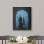 The Ascension Lenten Companion Impresiones en lienzo de bellas artes: Cristo y Nicodemo