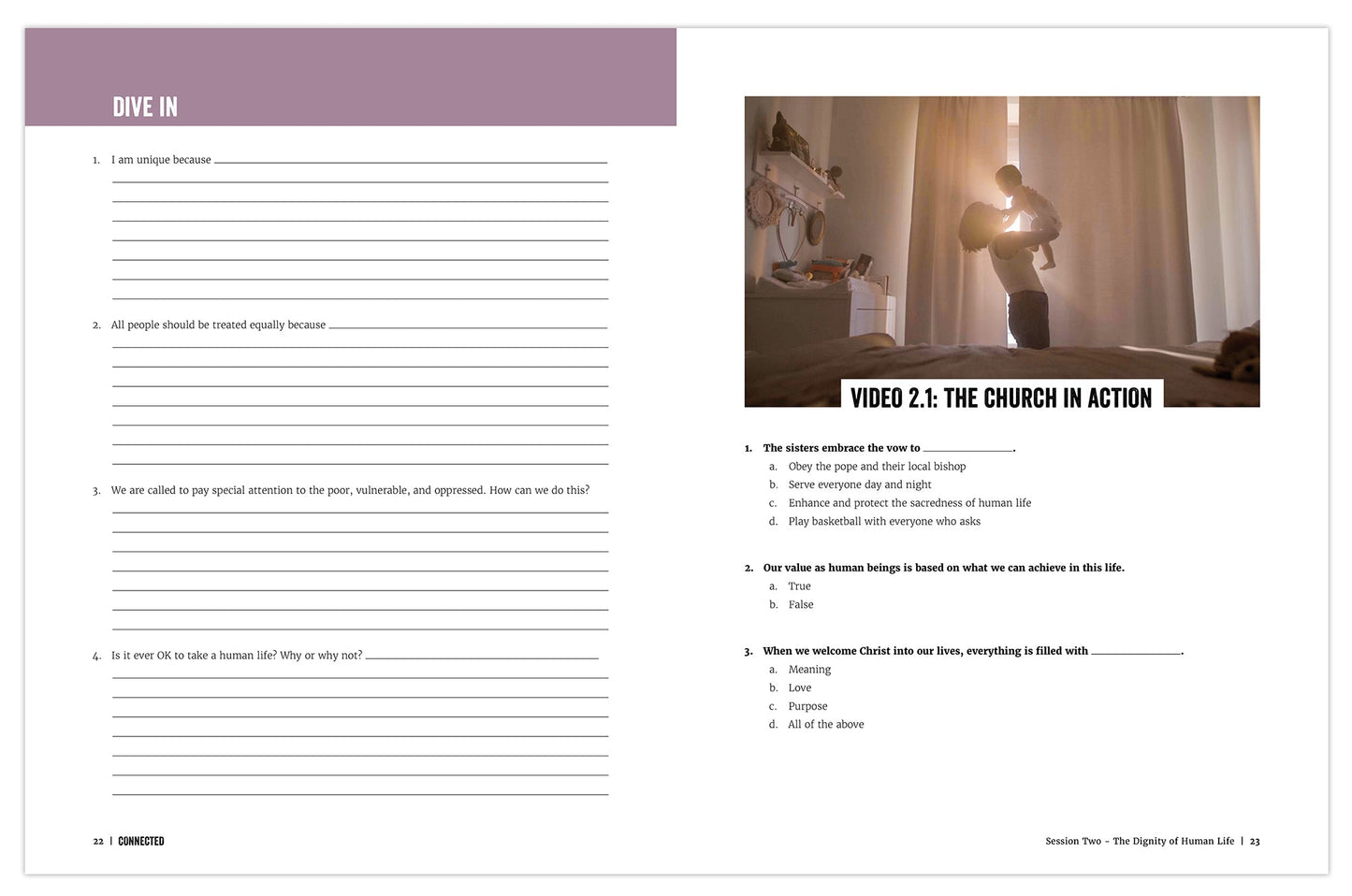 Connected: Catholic Social Teaching for This Generation, Student Workbook