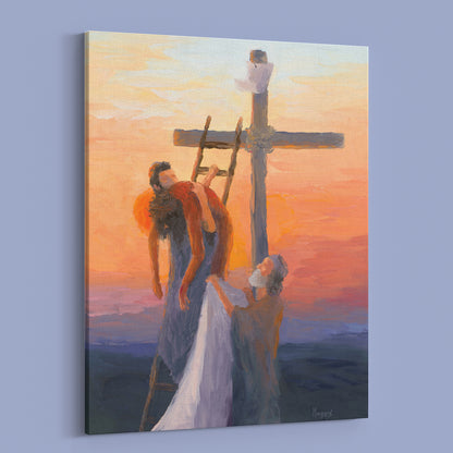 The Ascension Lenten Companion Fine Art Canvas Prints: Descent