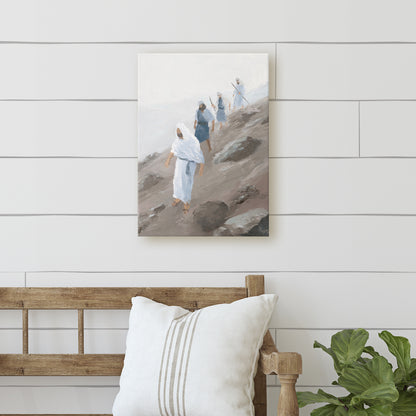 The Ascension Lenten Companion Fine Art Canvas Prints: Down the Mountain