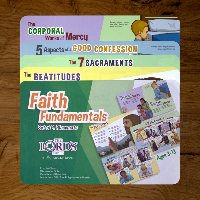 Faith Fundamentals Placemats (Set of 4)