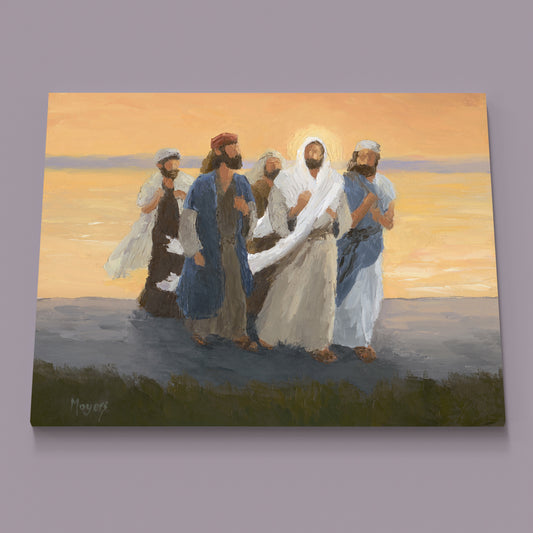 The Ascension Lenten Companion Fine Art Canvas Prints: Follow Me