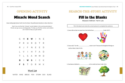 God's Plan in Scripture (GPS) Beginner Workbook