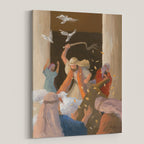 The Ascension Lenten Companion Fine Art Canvas Prints: He Cleansed the Temple