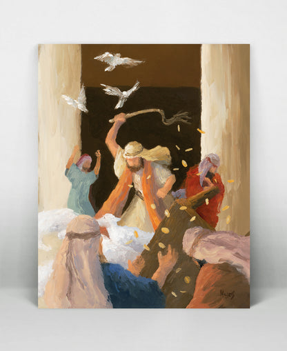 The Ascension Lenten Companion Art Prints: He Cleansed the Temple