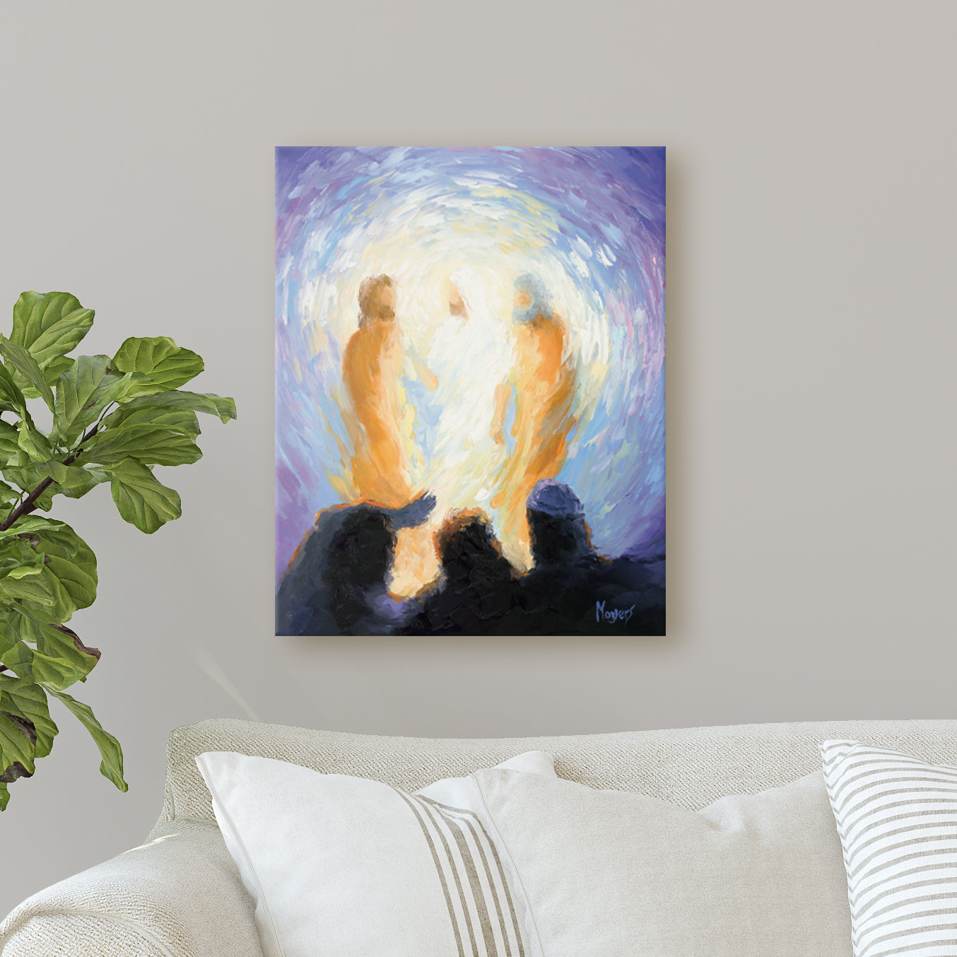 The Ascension Lenten Companion Fine Art Canvas Prints: He Was Transfigured Before Them