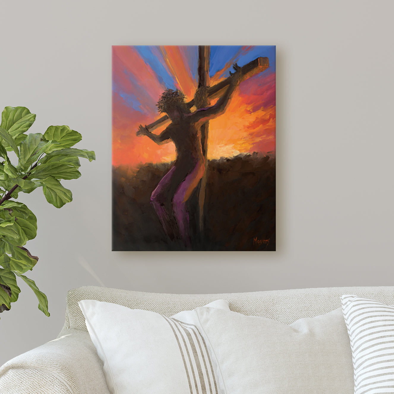 The Ascension Lenten Companion Fine Art Canvas Prints: He Was Crucified