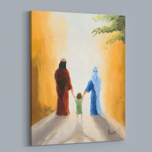 Rejoice! Fine Art Canvas Prints: Holy Family Walk