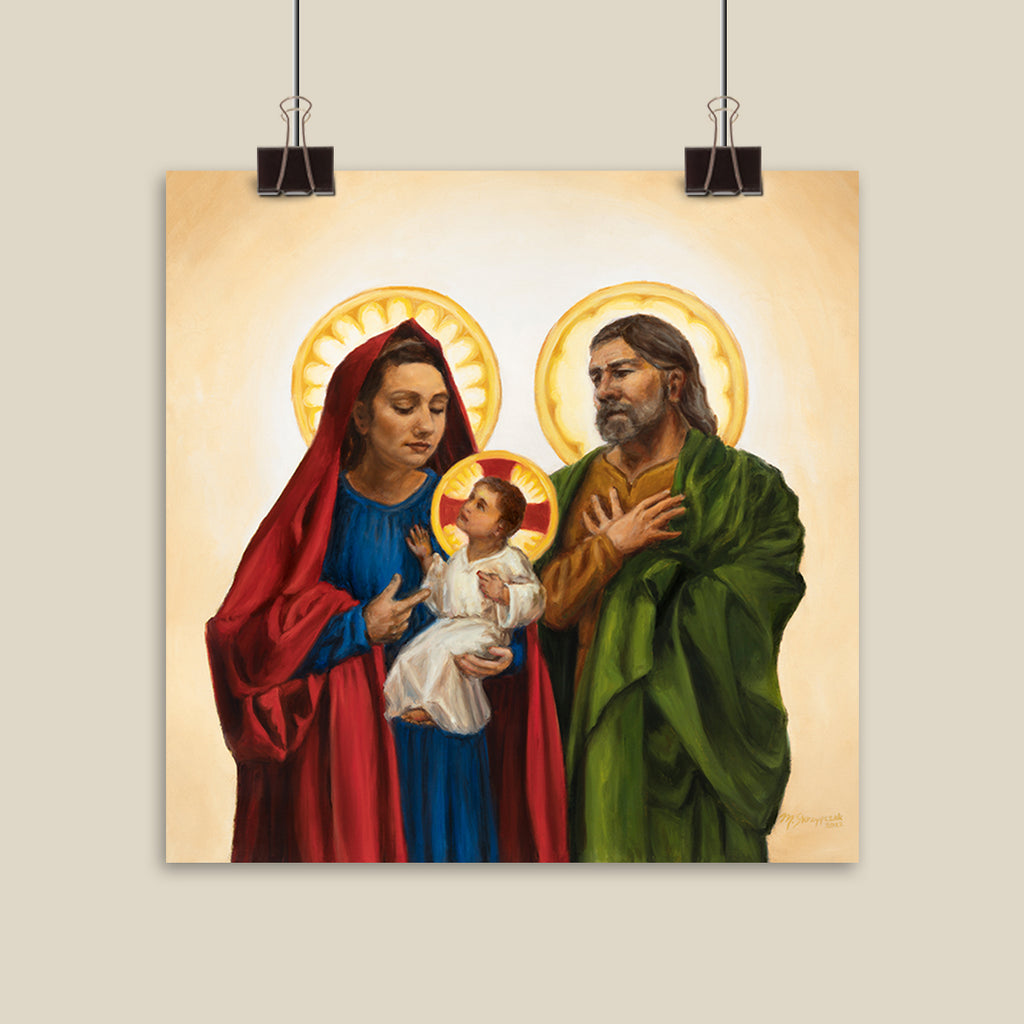 Lámina de arte - La Sagrada Familia (12x12)