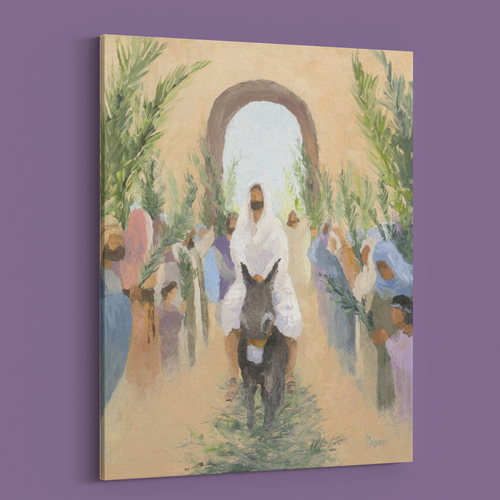 The Ascension Lenten Companion Fine Art Canvas Prints: Hosanna!