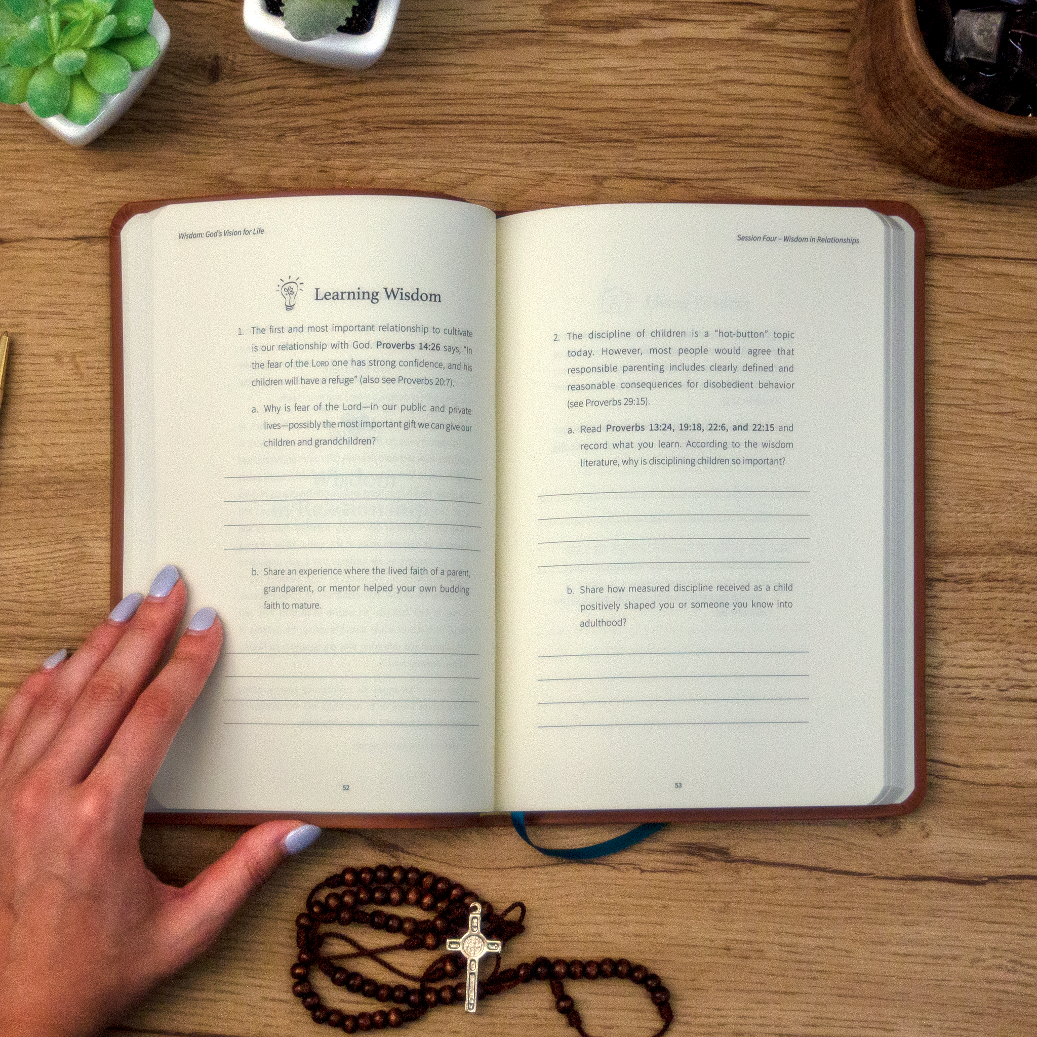 Wisdom: God's Vision for Life, Journal