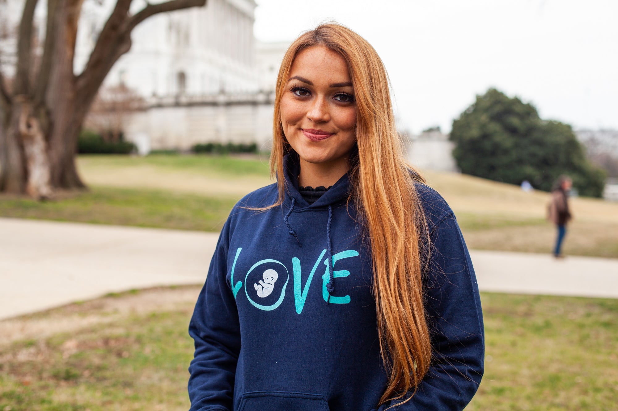 Sudadera con capucha "Amor" provida