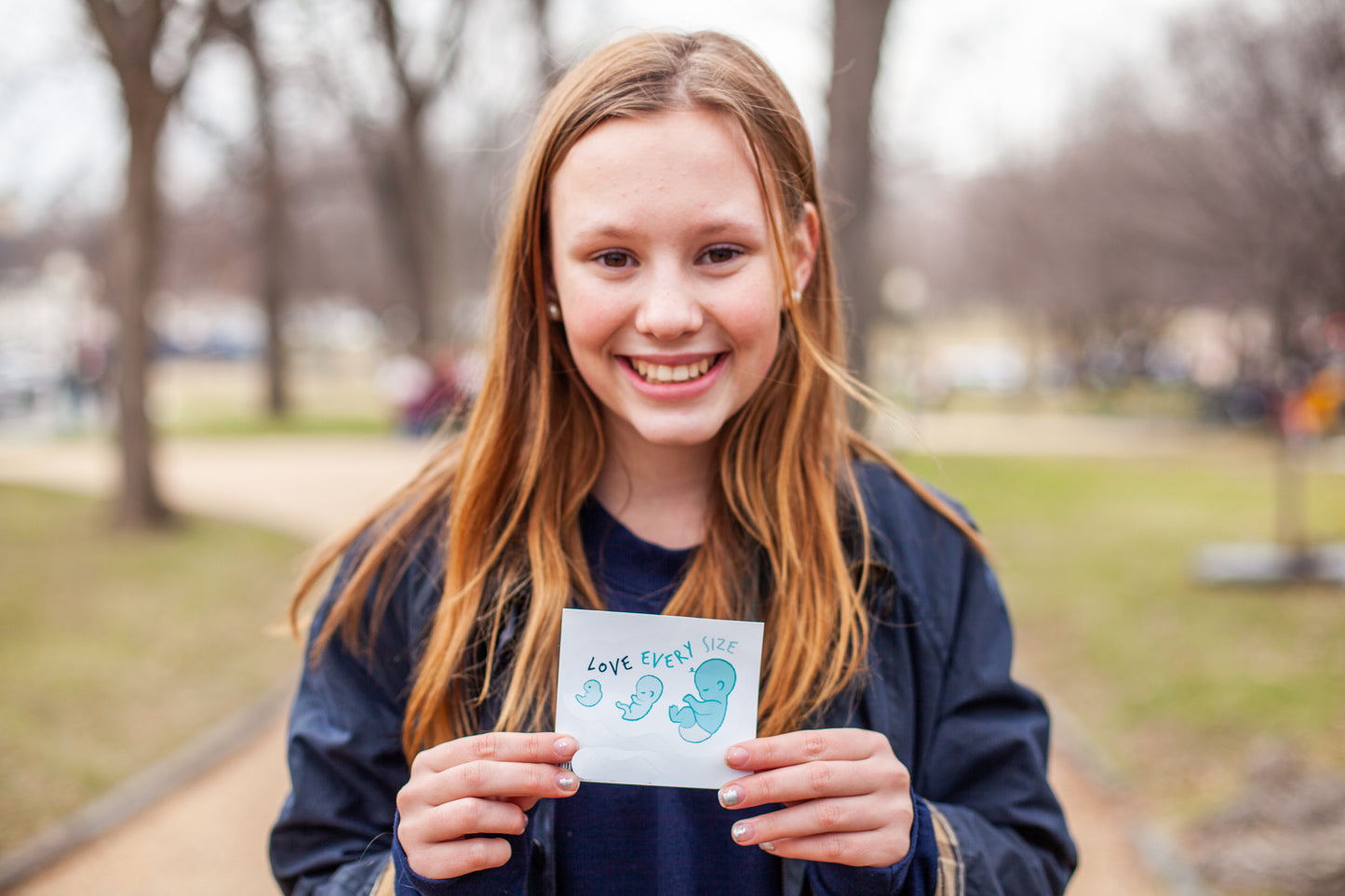 "Love Every Size" Pro-Life Stickers