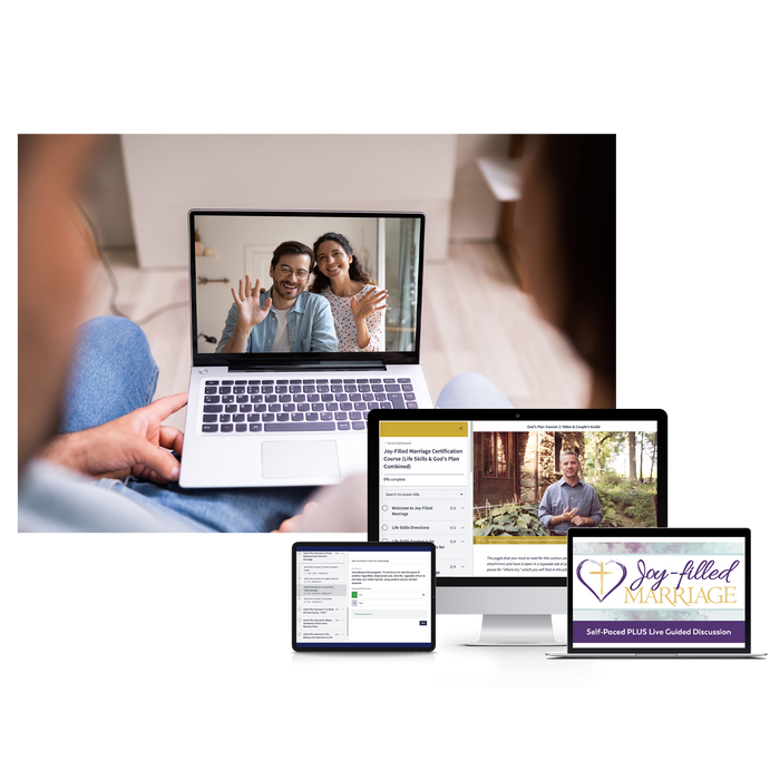 Joy-Filled Marriage, Self-Paced Online Course with Live Guided Discussion