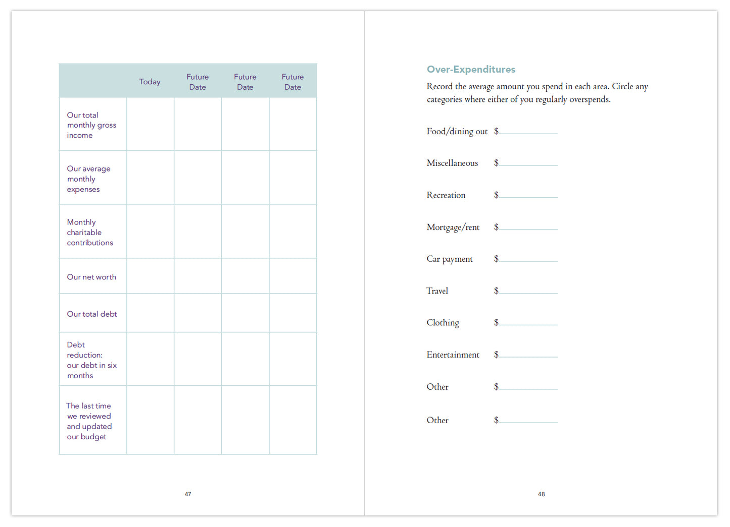 Life Skills for Couples, Couple's Set