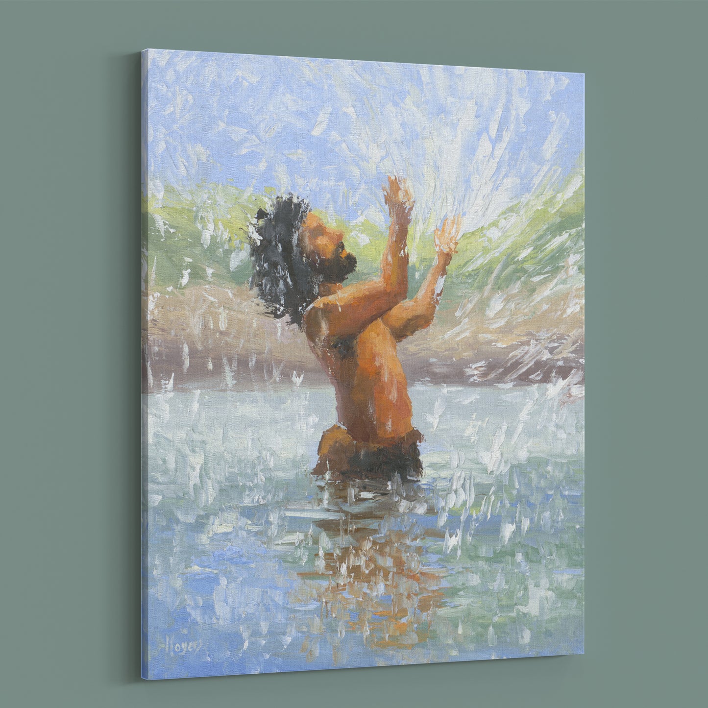 Rejoice! Fine Art Canvas Print: John the Baptist